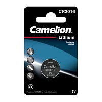 Батарейка Camelion CR2016 BL1 Lithium 3V (1/10/1800)