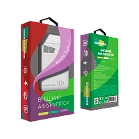Внешний аккумулятор MORE CHOICE PB32-10 10000mAh 2.1A 2USB белый (1/10/100)