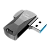 Флеш-накопитель HOCO UD5 128GB USB3.0 металл серебряный