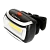 Фонарь налобный Ultraflash LED5380 3W COB от батареек IPX4 черный (1/50)