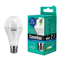 Лампа светодиодная Camelion A60 E27 13W 6500К 170-265V груша матовая (1/10/100)