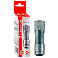 Фонарь универсальный Ultraflash UF9LED 9LED от батареек IP64 серебряный (1/6)