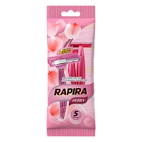 Бритва одноразовая Rapira "Berry" 2 лезвия 5шт. (1/24)
