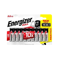 Батарейка Energizer MAX LR6 AA BL10 Alkaline 1.5V (10/120)