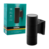 Светильник садово-парковый Camelion LGU10-01 35W 220V GU10 IP54 настенный черный (1/20)