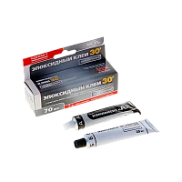 Клей Контакт 30' эпоксидный 70мл холодная сварка BOX1 серый (1/6/96)