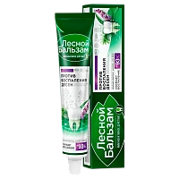Зубная паста Лесной бальзам шалфей,алоэ вера против воспаления десен 75мл (1/48)