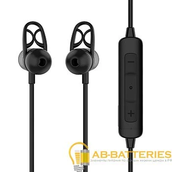 Наушники внутриканальные HOCO ES14 bluetooth 4.2 с микр. спорт. черный