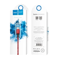 Кабель HOCO X14 USB (m)-Type-C (m) 2м 1.7A нейлон красный черный (1/33/330)