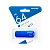 Флеш-накопитель Smartbuy Clue 64GB USB2.0 пластик синий