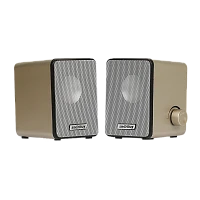 Колонки 2.0 Smartbuy ROCKY 6W USB+Jack 3.5мм золотой (1/40)