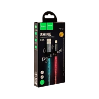 Кабель HOCO U112 Lightning (m)-Type-C (m) 1м 2.4A ПВХ серый (1/22/220)