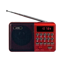 Радиоприемник Perfeo PALM 3W пластик microSD USB/Jack3.5 красный (1/10)
