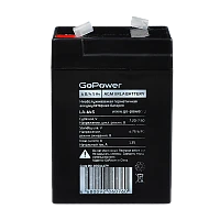Аккумулятор свинцово-кислотный GoPower LA-645 6V 4.5Ah T1/ F1 в коробке