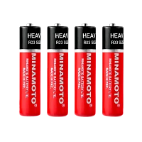 Батарейка Minamoto R03 AAA Shrink 4 Heavy Duty 1.5V (4/60/1200)