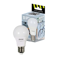 Лампа светодиодная Фаzа A60 E27 12W 5000К 220-240V груша (1/10/100)