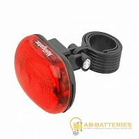 Фонарь велосипедный Navigator NPT-B02 3LED от батареек 3 режима черный красный