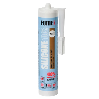 Герметик FOME FLEX Sanitary Silicon 102 310мл силиконовый белый (1/12)