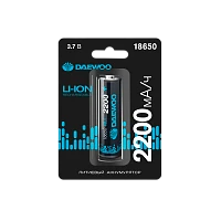 Аккумулятор Li-ion Daewoo 18650 BL1 2200mAh б/з (1/10/120)