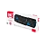 Клавиатура беспроводная Smartbuy 231 игровая USB мультимед. черный синий (1/20)