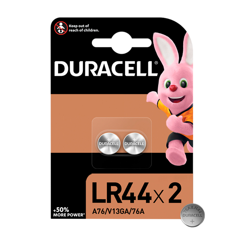 Батарейка Duracell G13/LR1154/LR44/357A/A76 BL2 Alkaline 1.5V (2/20/200)
