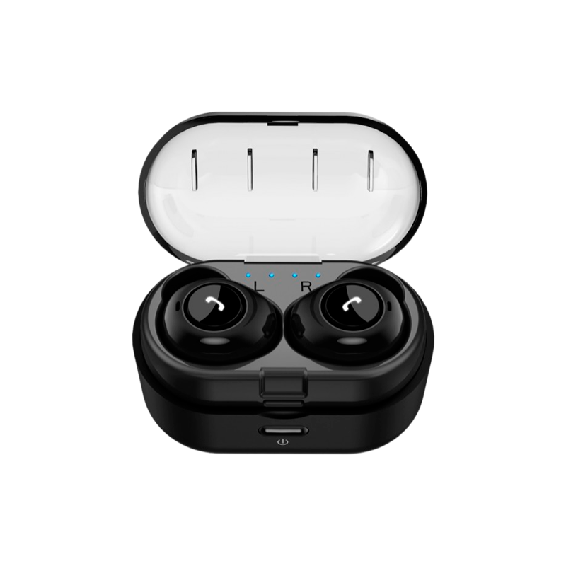 Наушники внутриканальные Smartbuy TWS i100 с микр. черный в коробке (1/25)