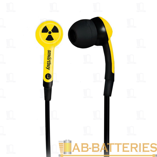 Наушники внутриканальные Smartbuy Atomic желтый (1/50)