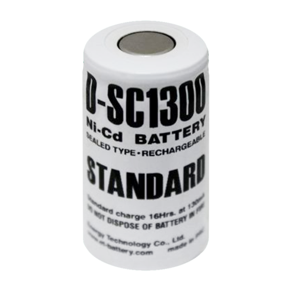 Аккумулятор ET D-SC1300 23.0*43.0, 1.2В, 1300мАч, Ni-CD (1/25/400)