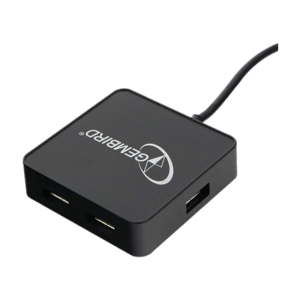 USB-Хаб Gembird UHB-242 4USB USB2.0 черный (1/60)