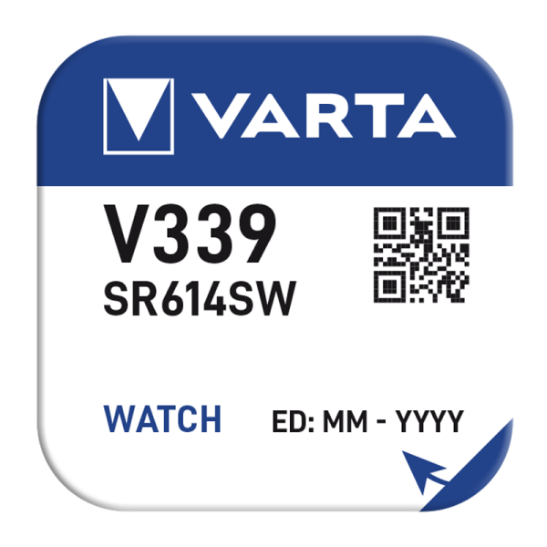 Батарейка Varta 339 BL1 Silver Oxide 1.55V (1/10/100)