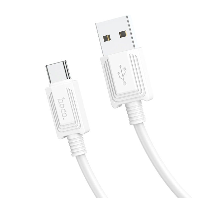 Кабель HOCO X37 USB (m)-Type-C (m) 1.0м 2.4A ПВХ белый (1/31/310)
