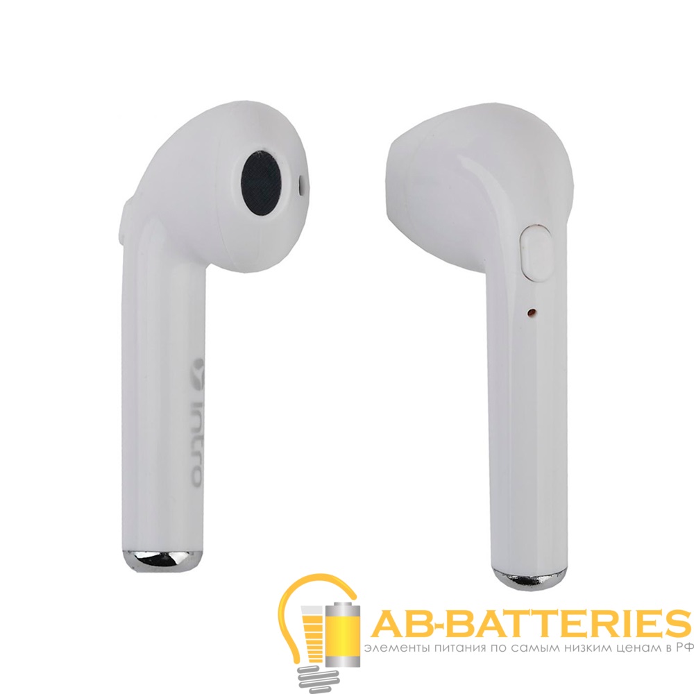 Наушники вставные Intro ВI-900W bluetooth 4.2 с микр. белый (1/100)