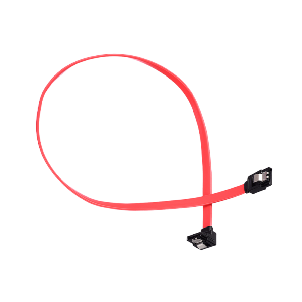 Кабель GoPower SATA (m)-SATA (m) 0.5м силикон ver.3.0 красный Premium Zip-Lock c подвесом (1/250)