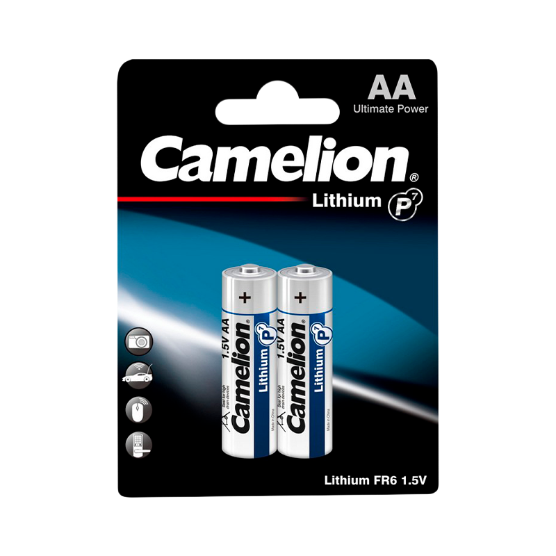 Батарейка Camelion FR6 AA BL2 Lithium 1.5V