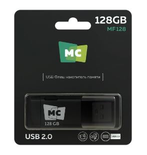 Флеш-накопитель MORE CHOICE MF128 128GB USB2.0 пластик черный