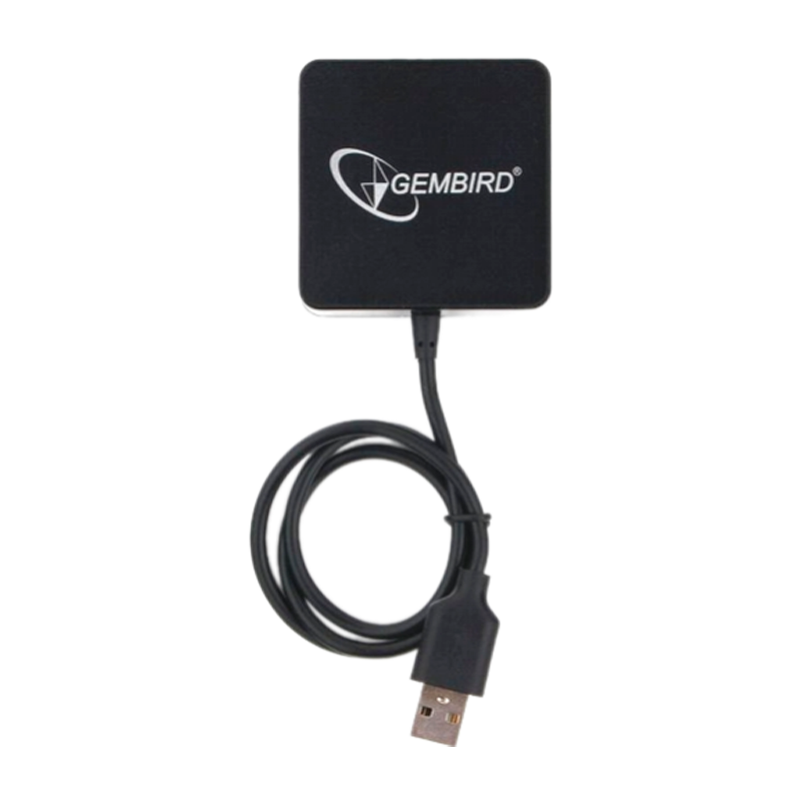 USB-Хаб Gembird UHB-242 4USB USB2.0 черный (1/60)