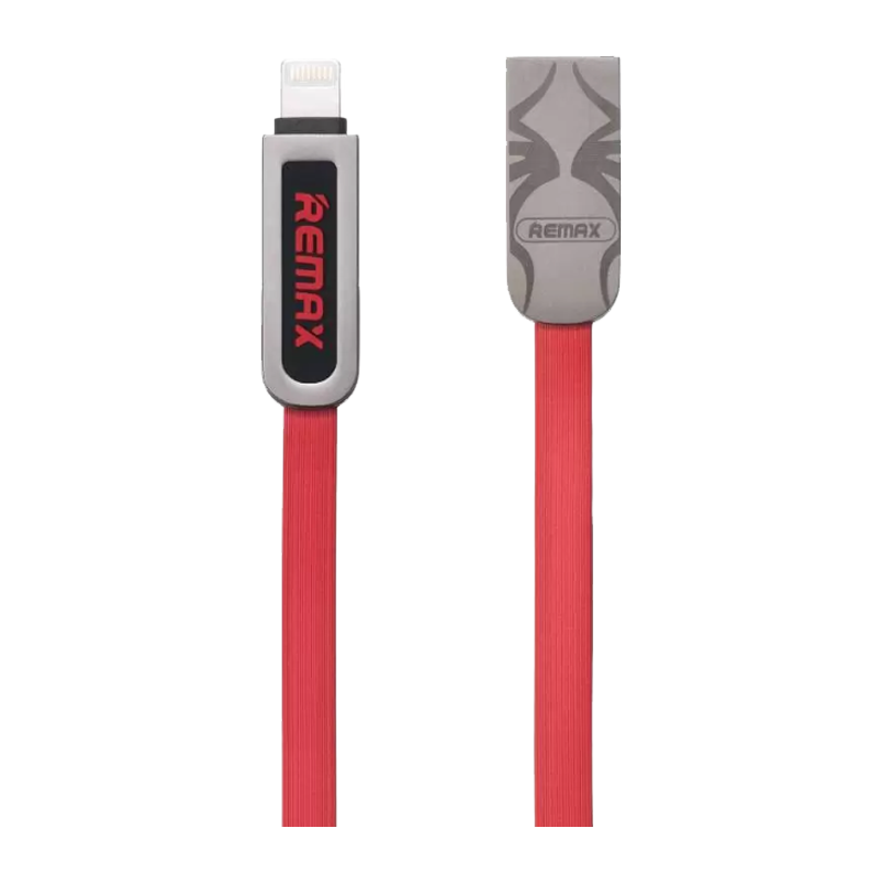 USB Кабель REMAX Armor 2in1 (Micro-Iphone 5/6/7/SE) (1M, 2.1A) RC-067t Красный