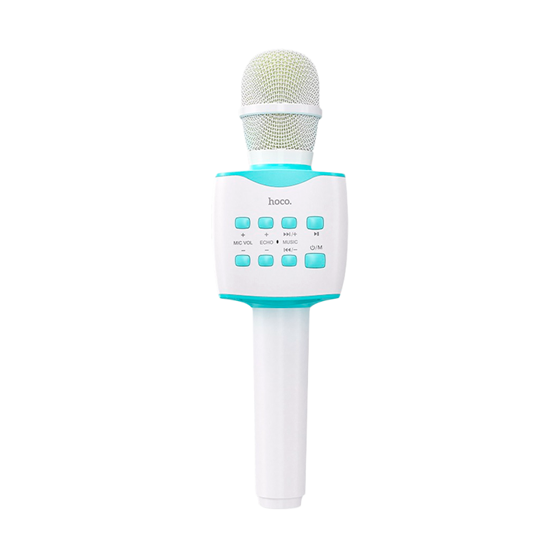 Микрофон HOCO BK5 динамический 72 дБ bluetooth 5.0 microSD голубой (1/30)