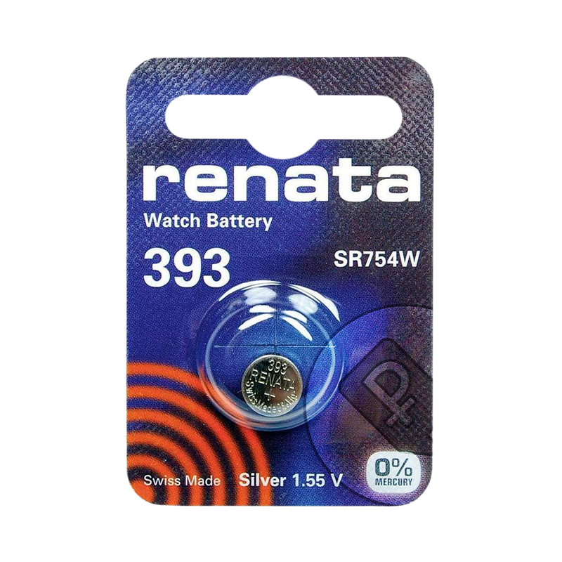 Батарейка Renata 393 Silver Oxide 1.55V (1/10/100)