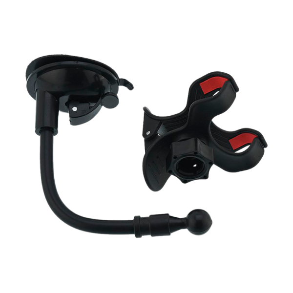 Держатель автомобильный GoPower GPA04 присоска черный (1/100)