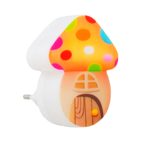 Ночник Старт Гриб-домик NL 3LED оранжевый