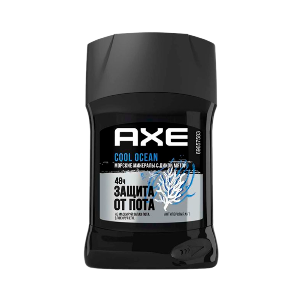 Дезодорант мужской AXE Cool Ocean стик 50г (1/3/6)