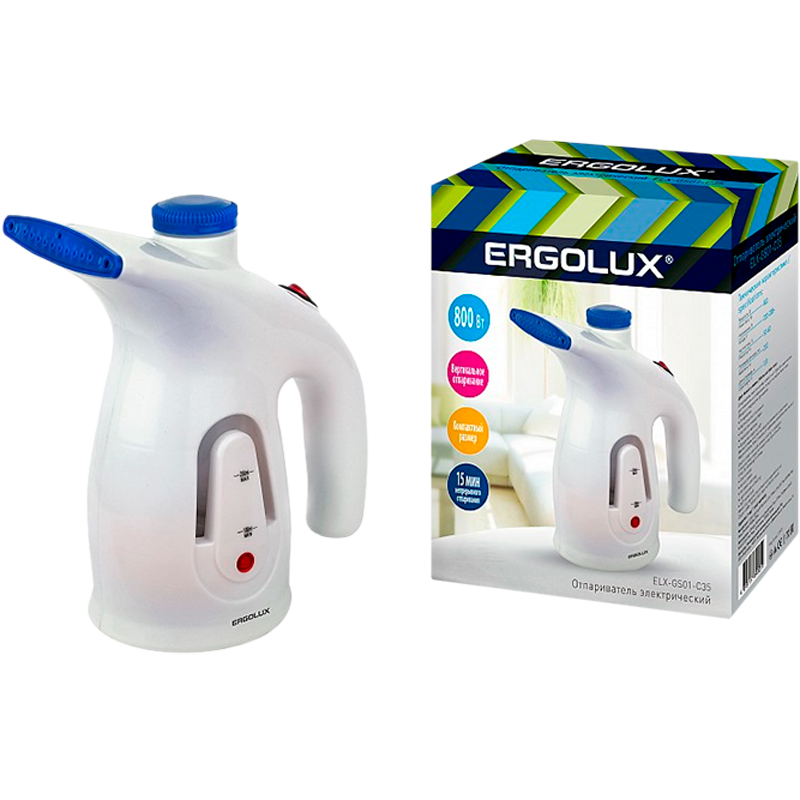 Ручной электрический отпариватель Ergolux ELX-GS01-C35