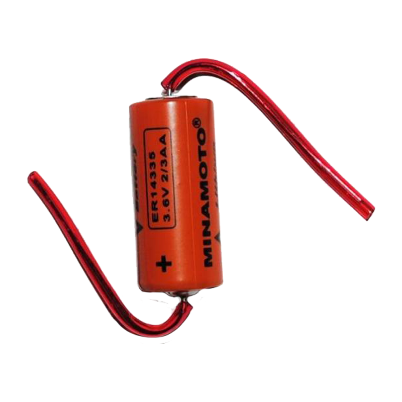 Батарейка Minamoto 14335 2/3AA Shrink 1 Li-SOCl2 3.6V 1650mAh с выводами (1/100)