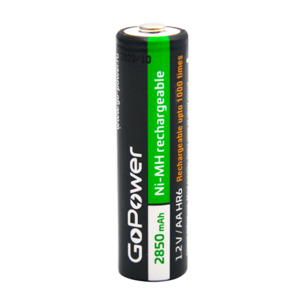 Аккумулятор бытовой GoPower HR6 AA BL2 NI-MH 2850mAh (2/20/240)