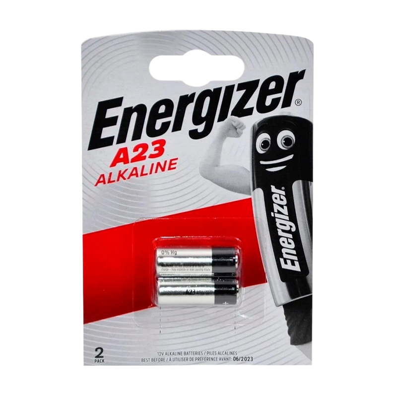 Батарейка Energizer LR23/V23GA/A23/MN21 BL2 Alkaline 12V (2/20/200)