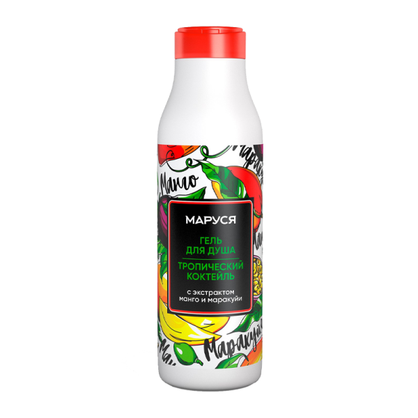 Маруся гель д\душа тропич. коктейль 400 мл.--9