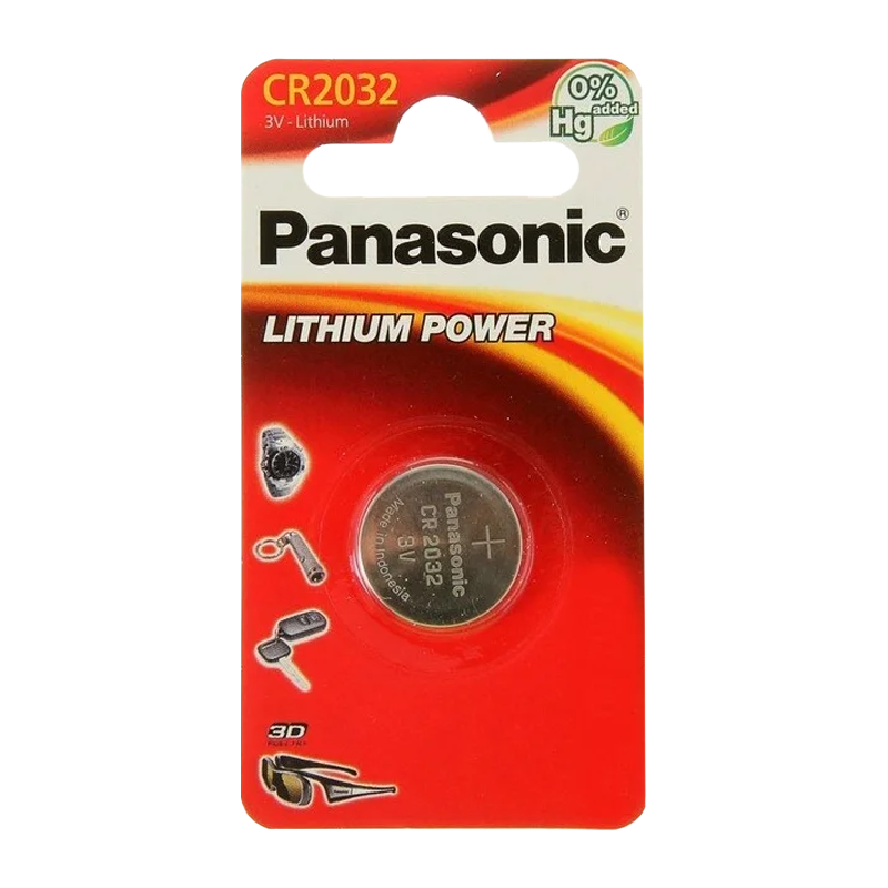 Батарейка Panasonic Power Cells CR2032 BL1 Lithium 3V (1/12)
