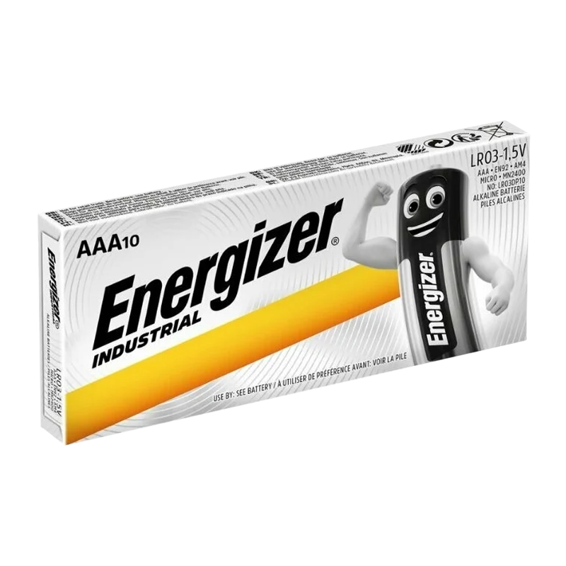 Батарейка Energizer INDUSTRIAL LR03 AAA BOX10 Alkaline 1.5V (10/120)
