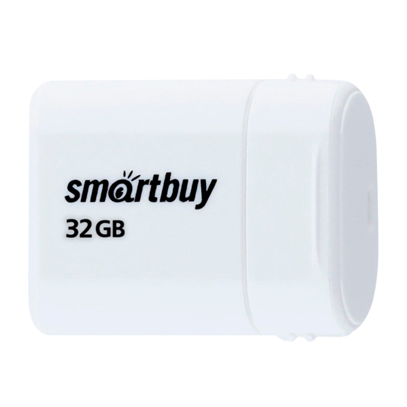 Флеш-накопитель Smartbuy Lara 32GB USB2.0 пластик белый